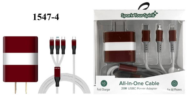 Crimson & White Charging Set