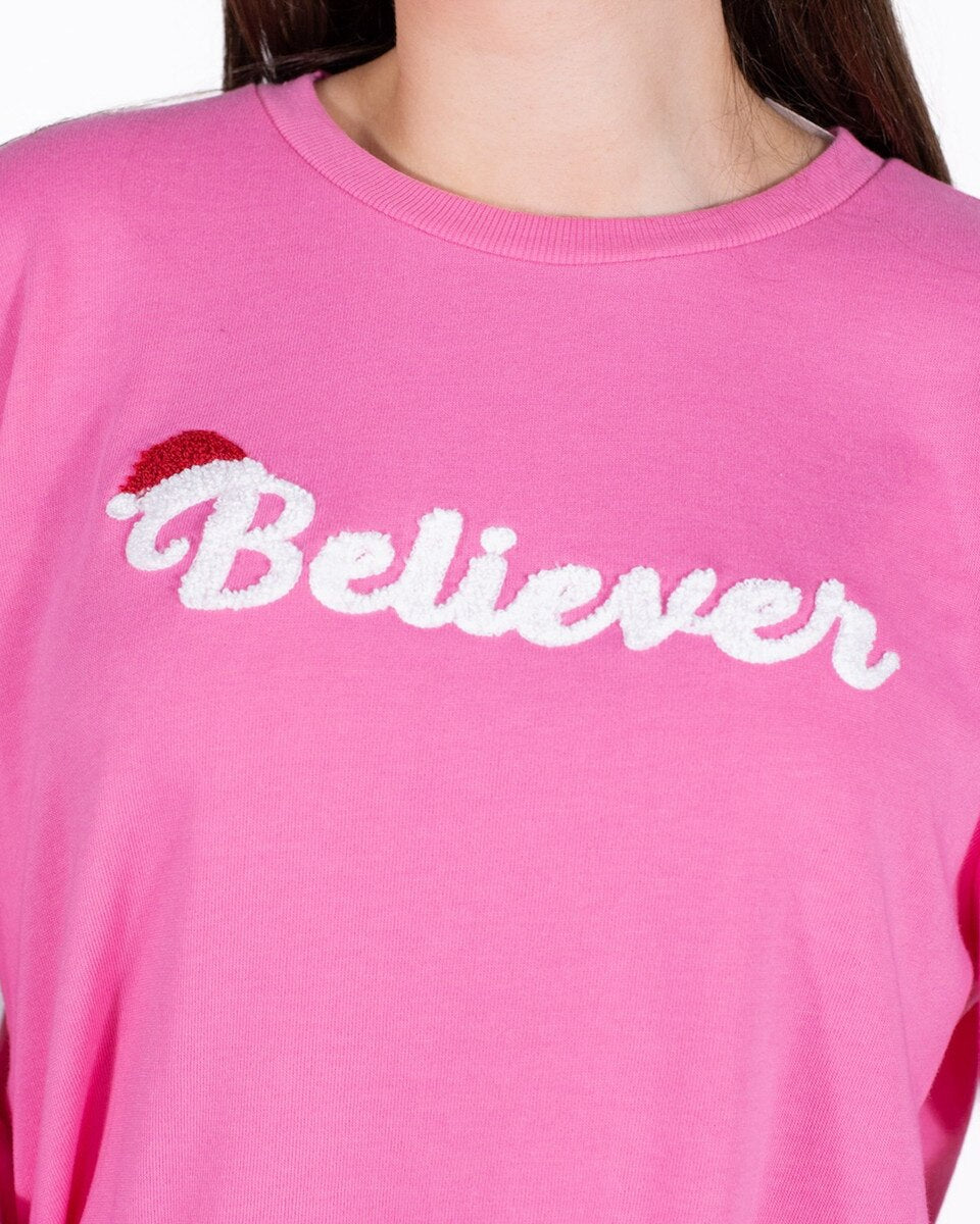 Sale Believer Crewel Sweatshirt