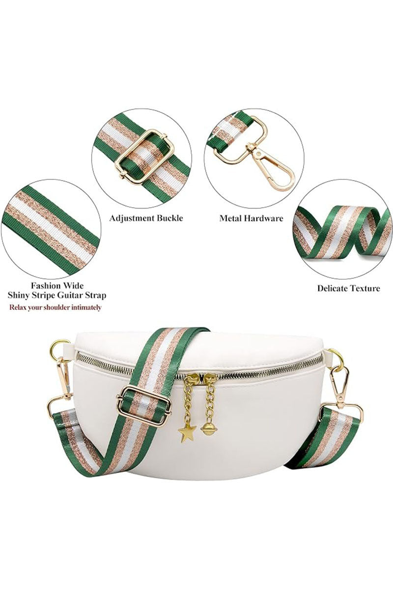 Gameday Crossbody Guitar Strap Green