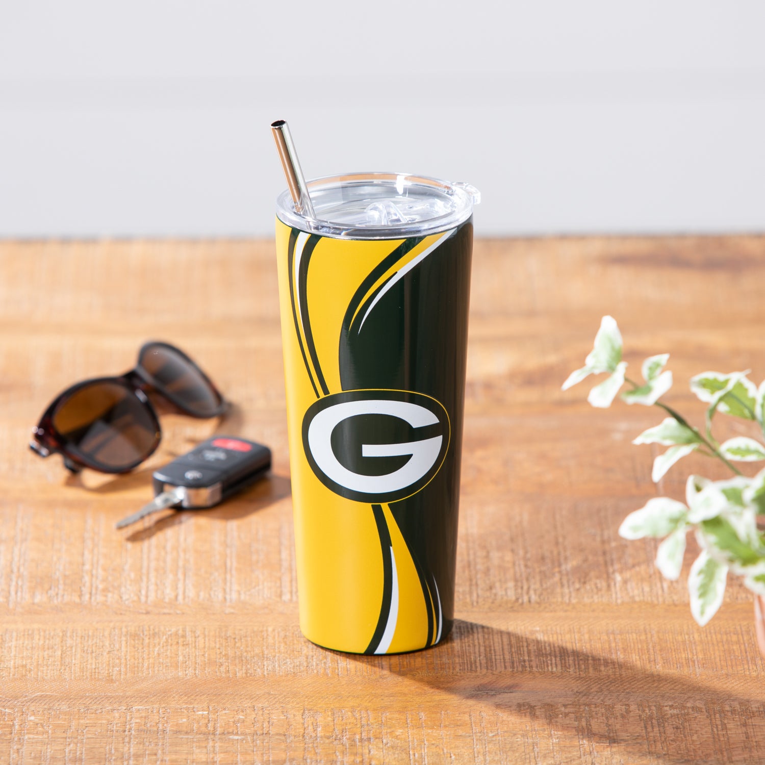 20 oz Stainless Steel Tumbler Green Bay