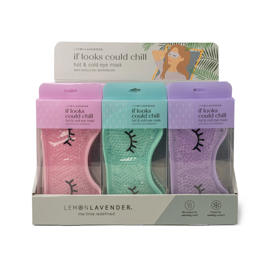 Lemon Lavender Hot & Cold Gel Eye Mask 3 Colors
