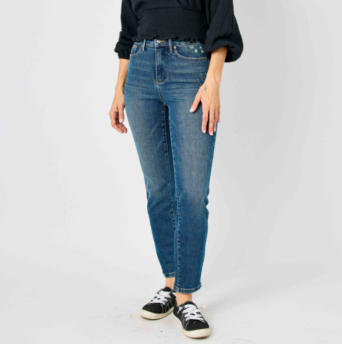 High Waist Tummy Control Slim Jeans