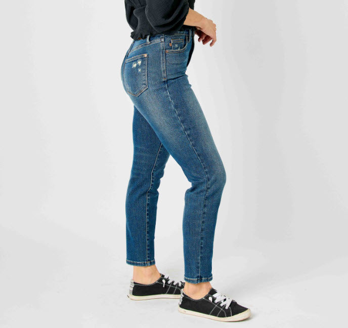 High Waist Tummy Control Slim Jeans