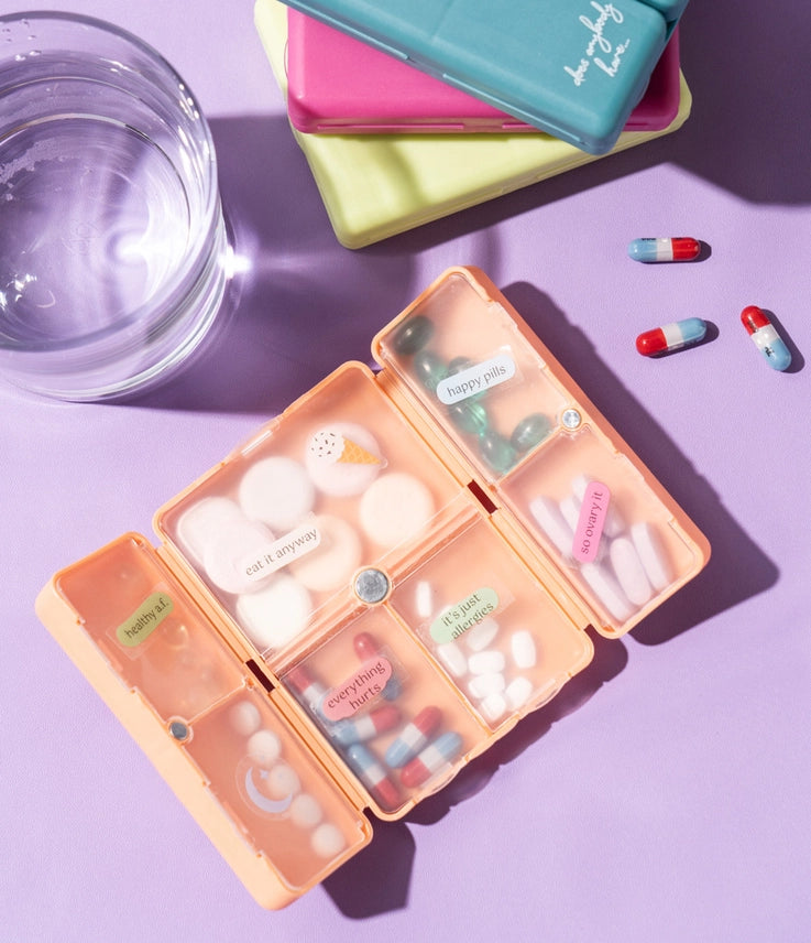 Everything's Fine Pill & Vitamin Case 4 Colors