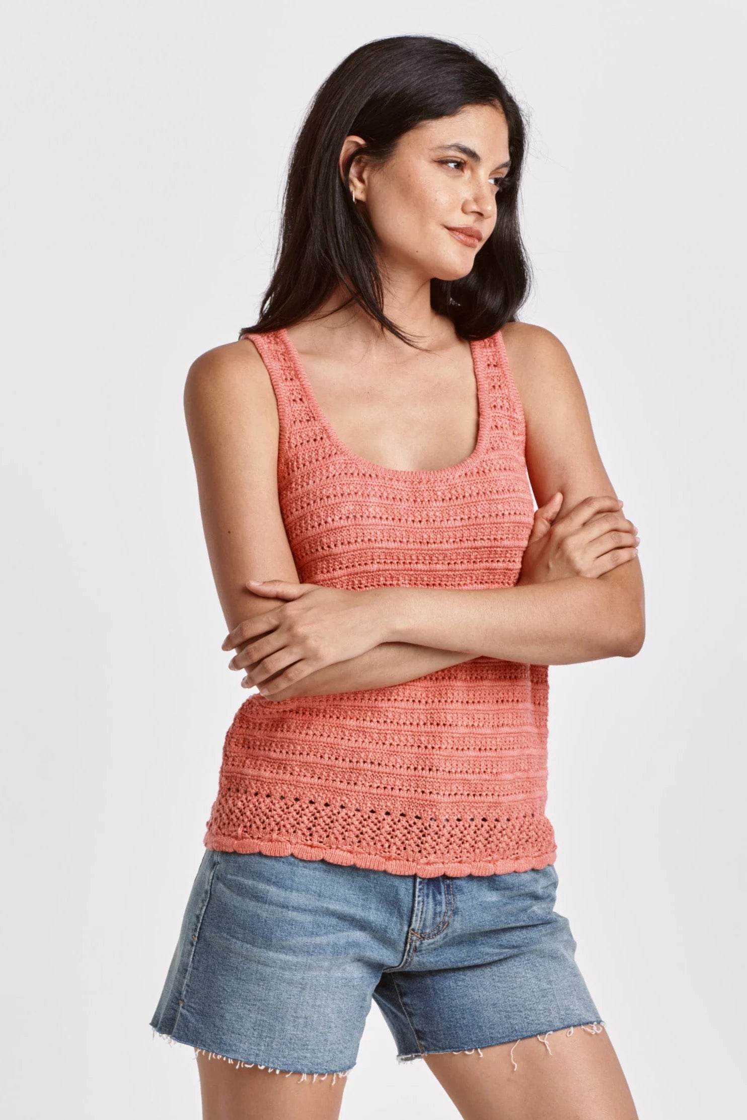 Final Sale Yalinda Scoop Neck Tank Positano