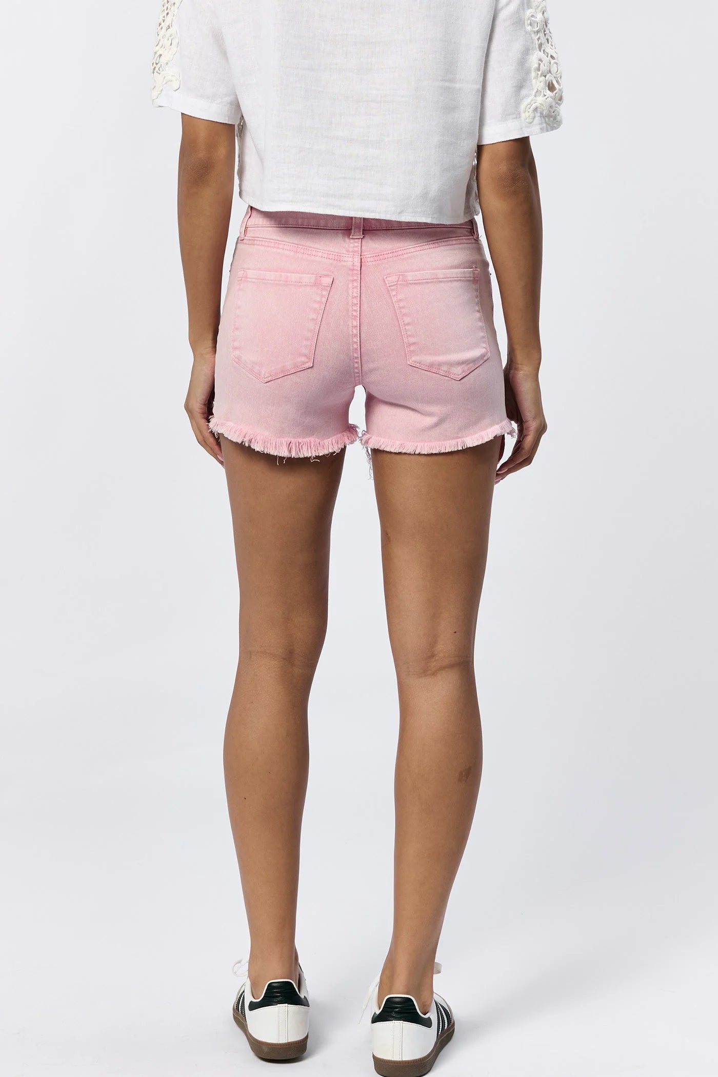 Final Sale Gigi Denim Shorts Sepia Rose