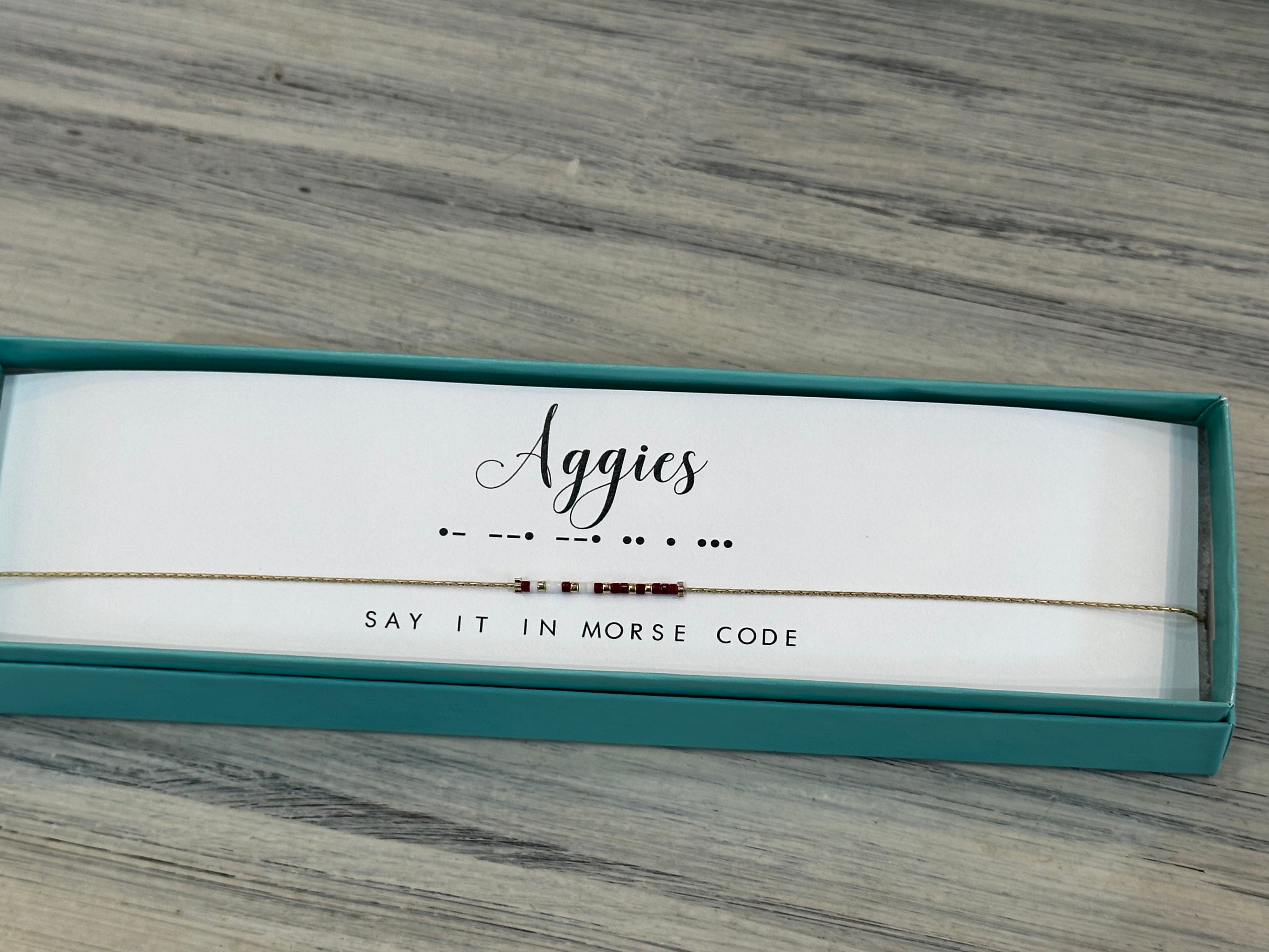 Aggies Dot & Dash Necklace