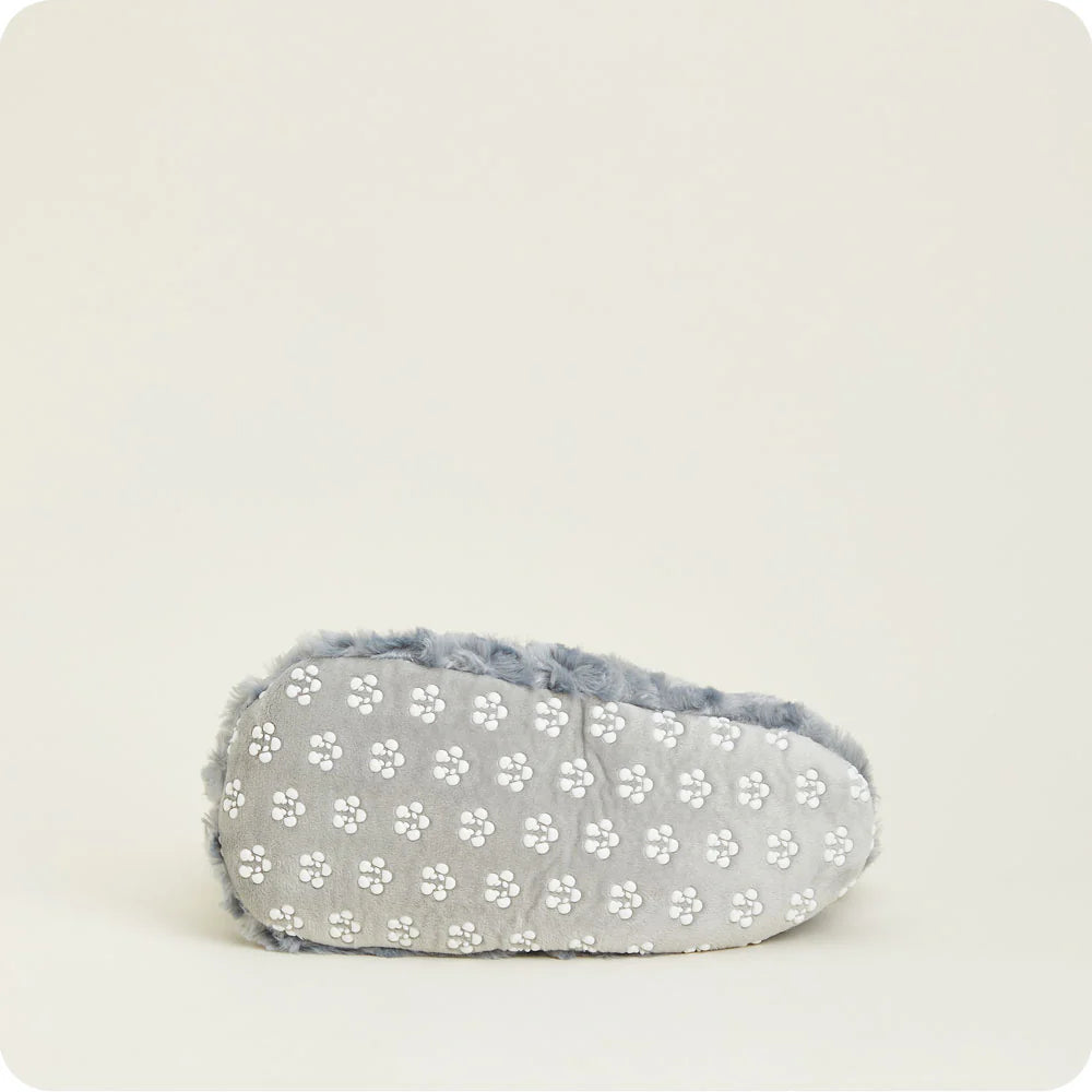 Warmies Slippers Curly Gray