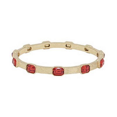 Hud Stretch Bracelet w/Ruby Crystals