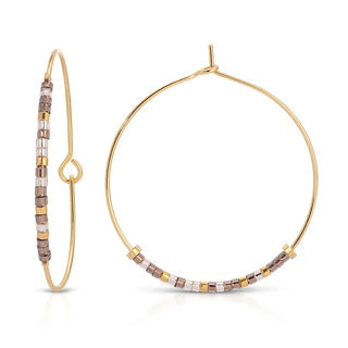 Dot & Dash Jewelry - Earrings LYLAS Hoop Dot & Dash Earrings