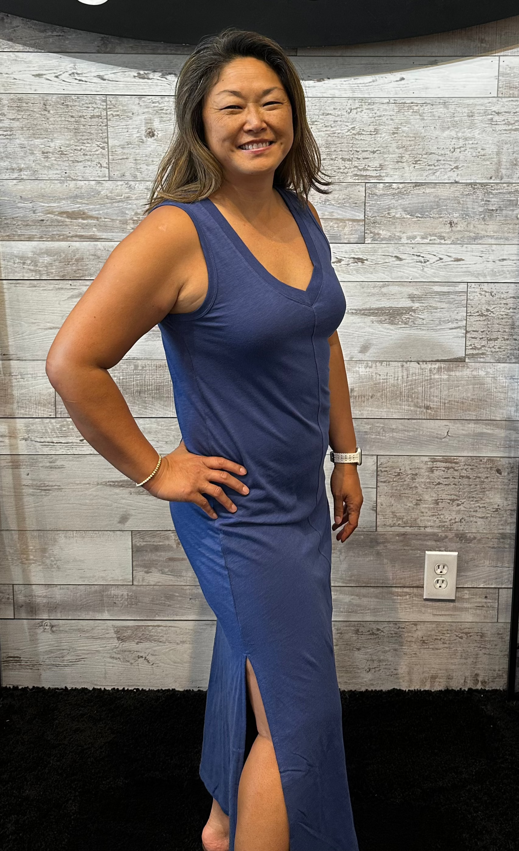 Sale Dresses Palisades Midi Dress Yacht Blue