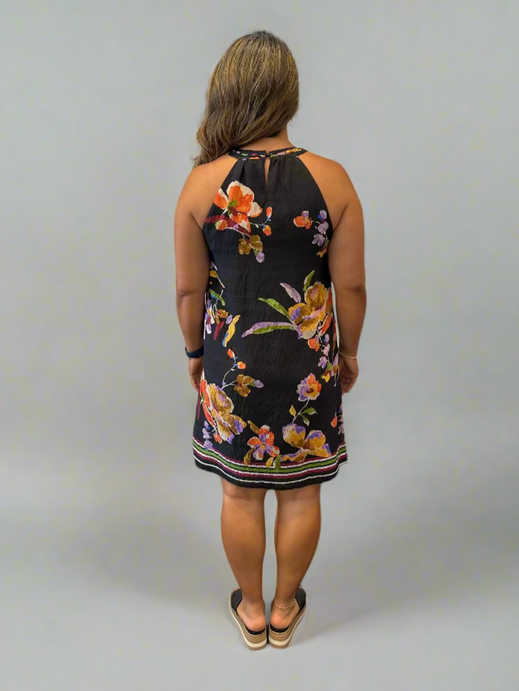 Sale Floral Halter Dress