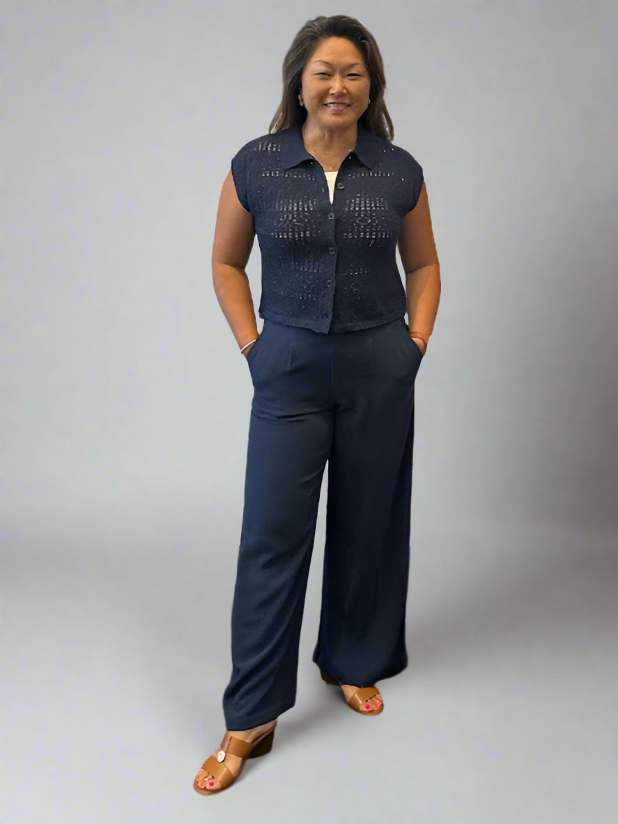 Sale Vista Linen Pants Eclipse