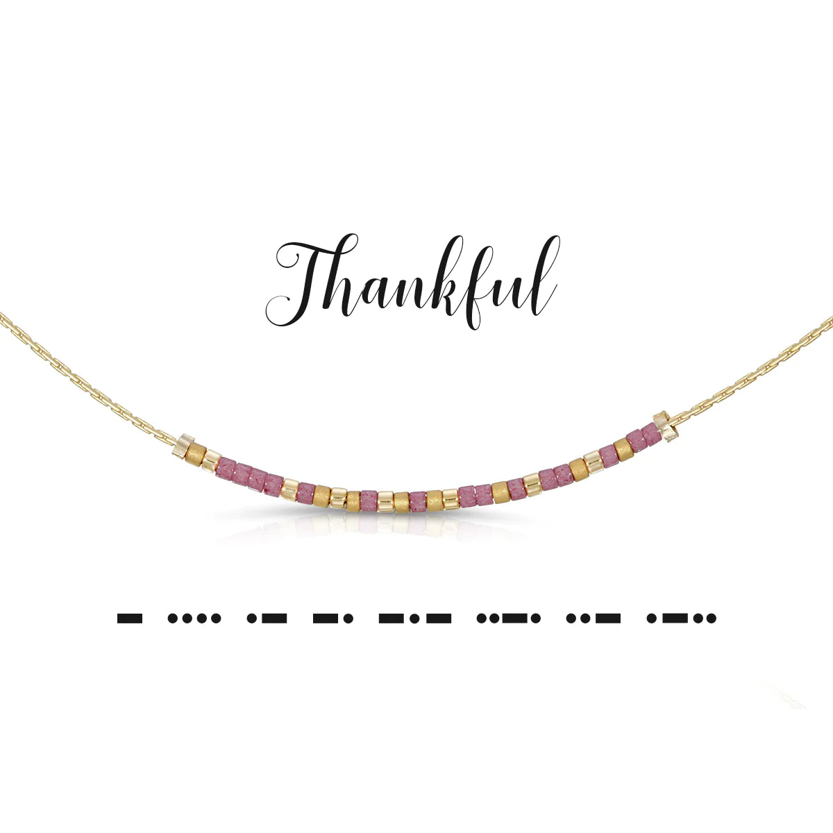 Thankful Dot & Dash Necklace