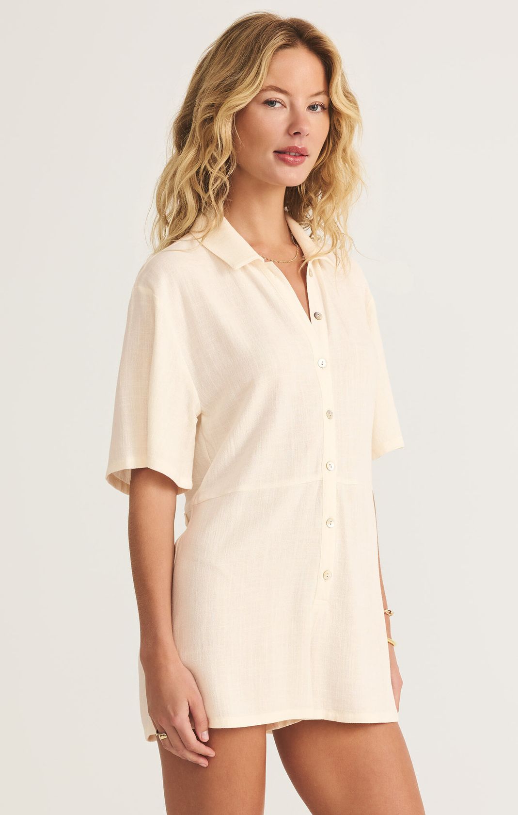 Final Sale Marcell Romper Marcell Romper Sea Salt