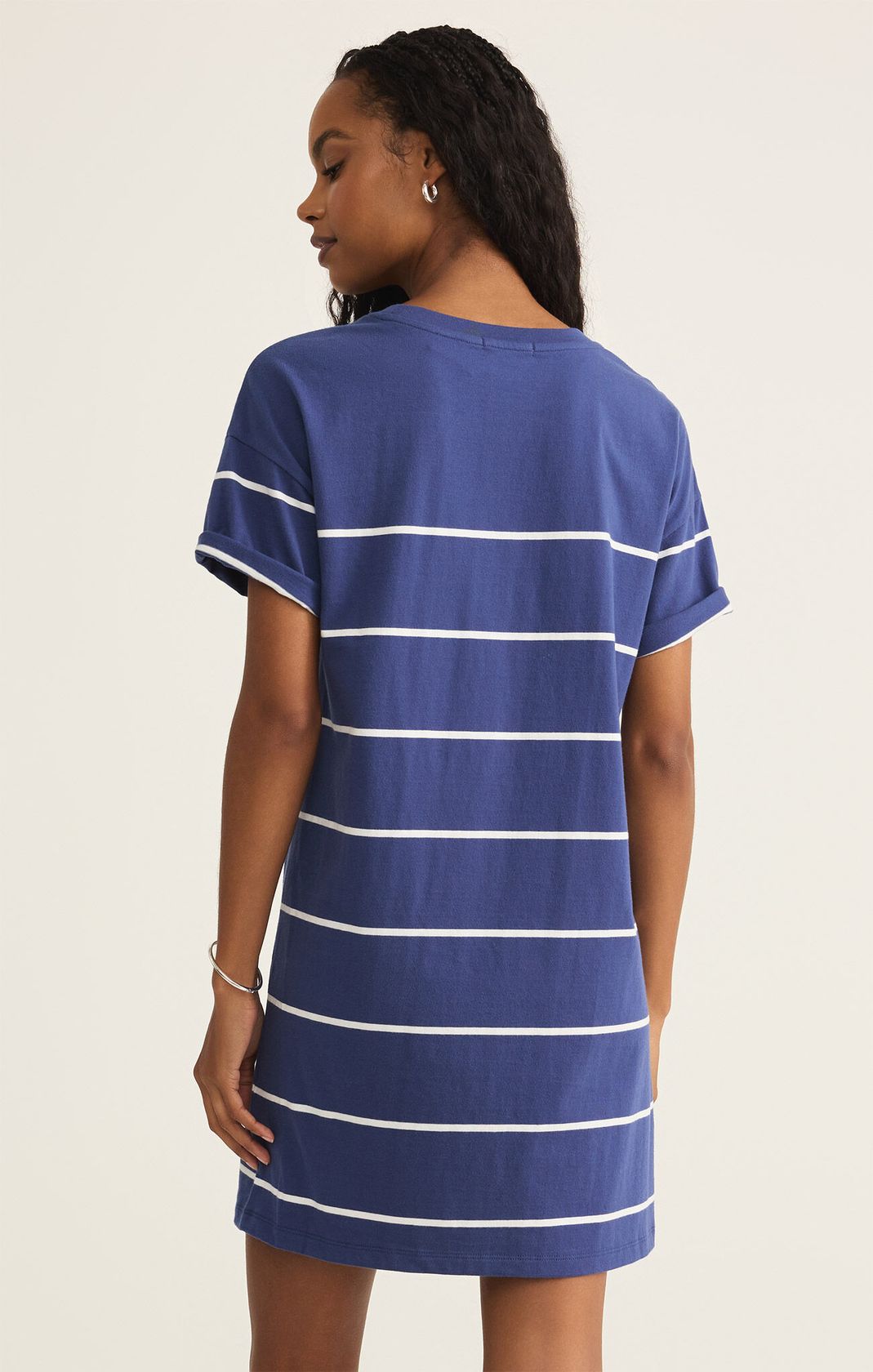 Sale Sway Stripe Mini Dress Yacht Blue