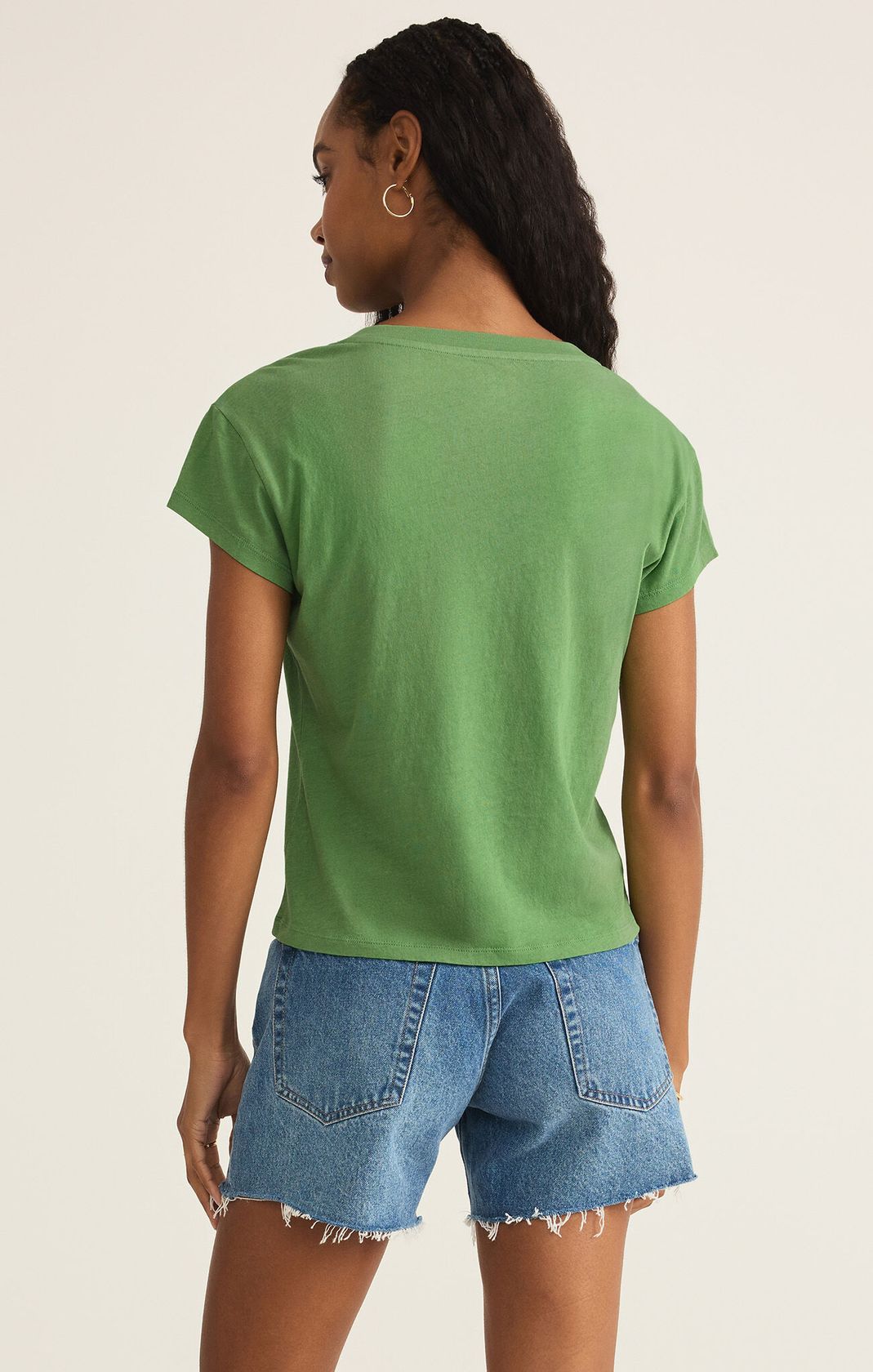 Final Sale Modern V-Neck Tee Lawn
