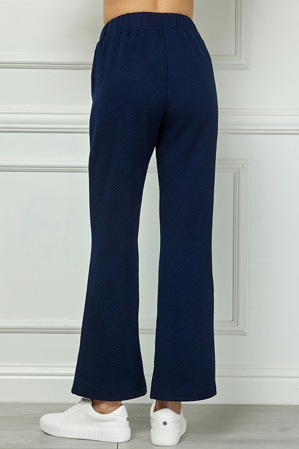 Sale Textured Long Pant Navy