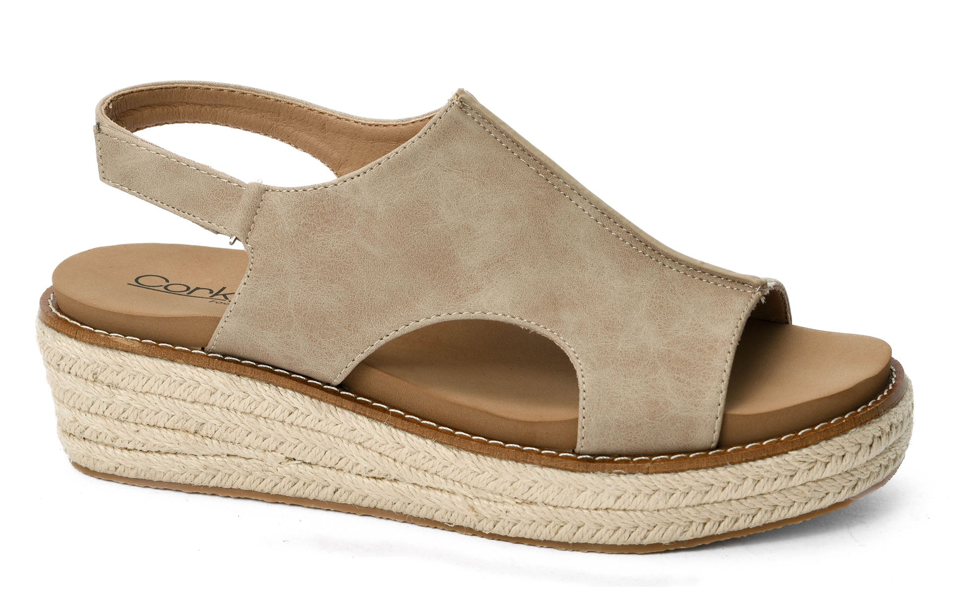 Ready or Not Sandal -  Taupe