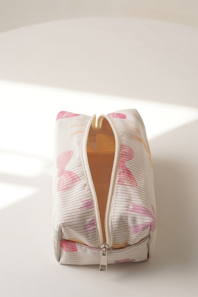 Bowknot Multi Cosmetic Makeup Pouch Bag