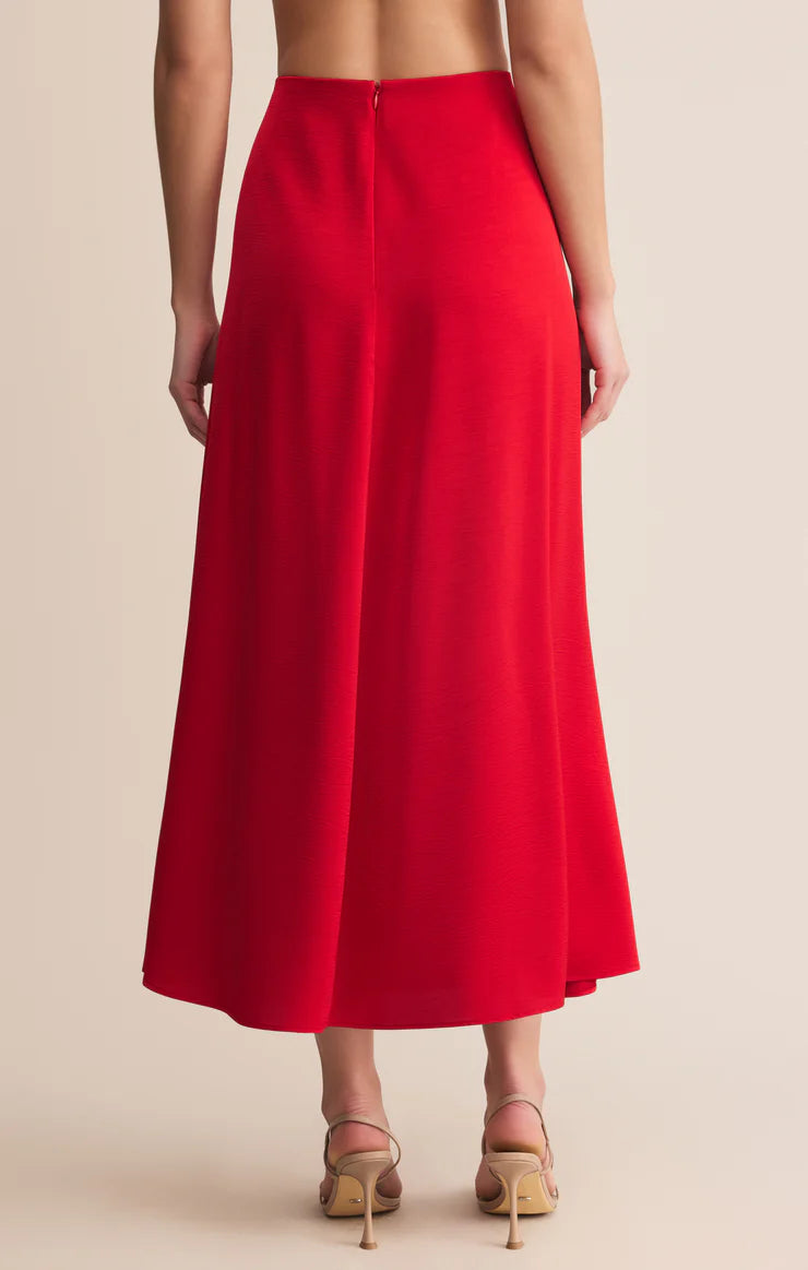Northpointe Midi Skirt Festive Red