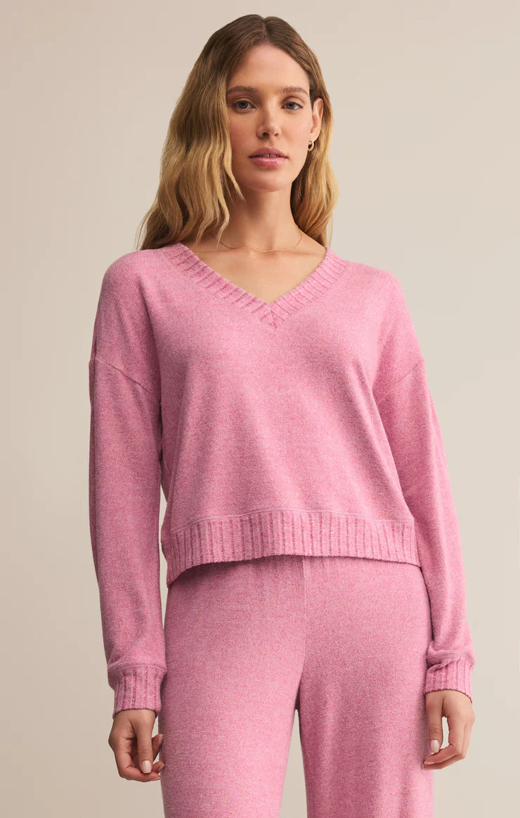 Courtney Long Sleeve Top Sweet Plum