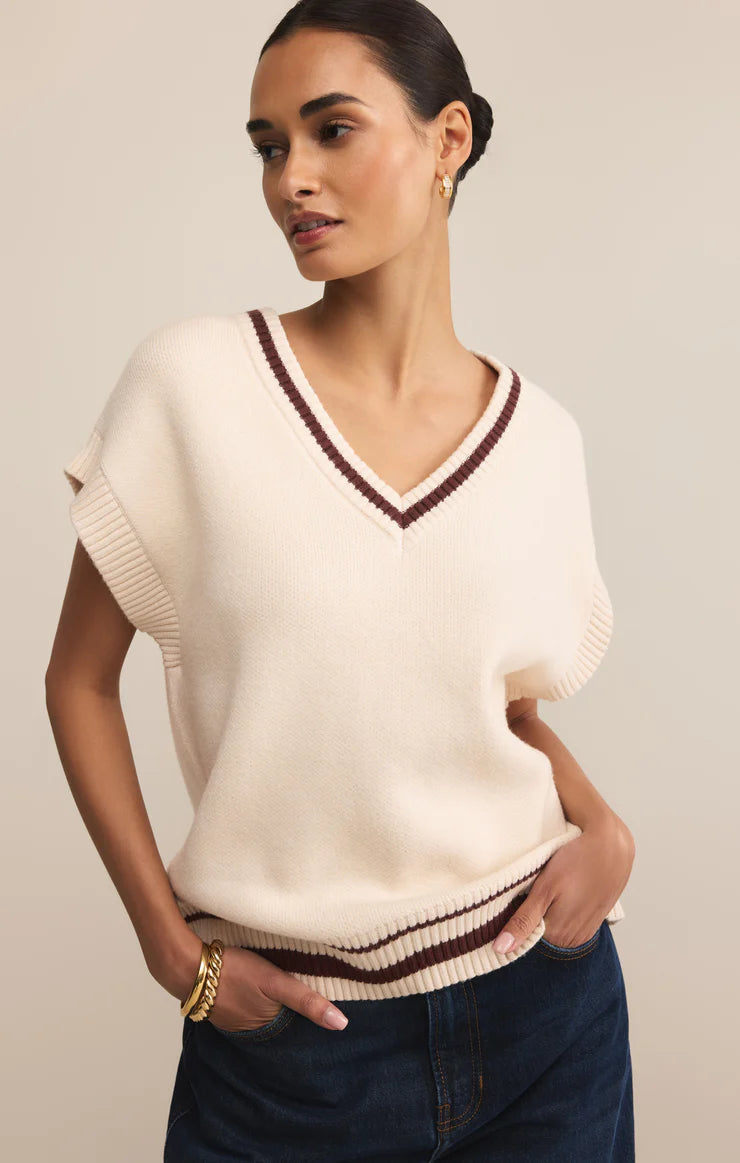 Sale Fletcher Sweater Vest Crystal