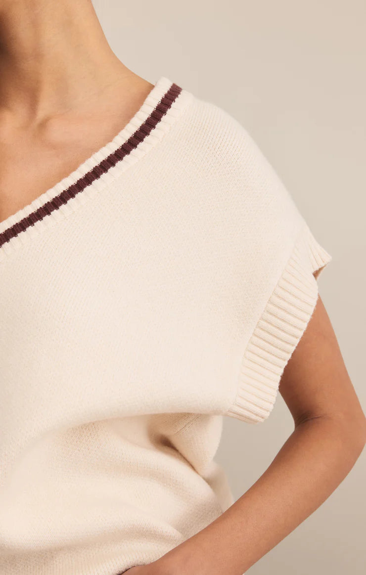 Sale Fletcher Sweater Vest Crystal