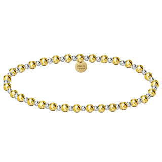 bara boheme Jewelry - Bracelets Nicole Two-Tone Stretchy Bracelet Gold/Silver