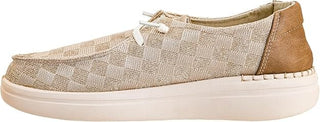 Corkys Footwear Shoes Kayak 2 Champagne Check Slip on Shoes