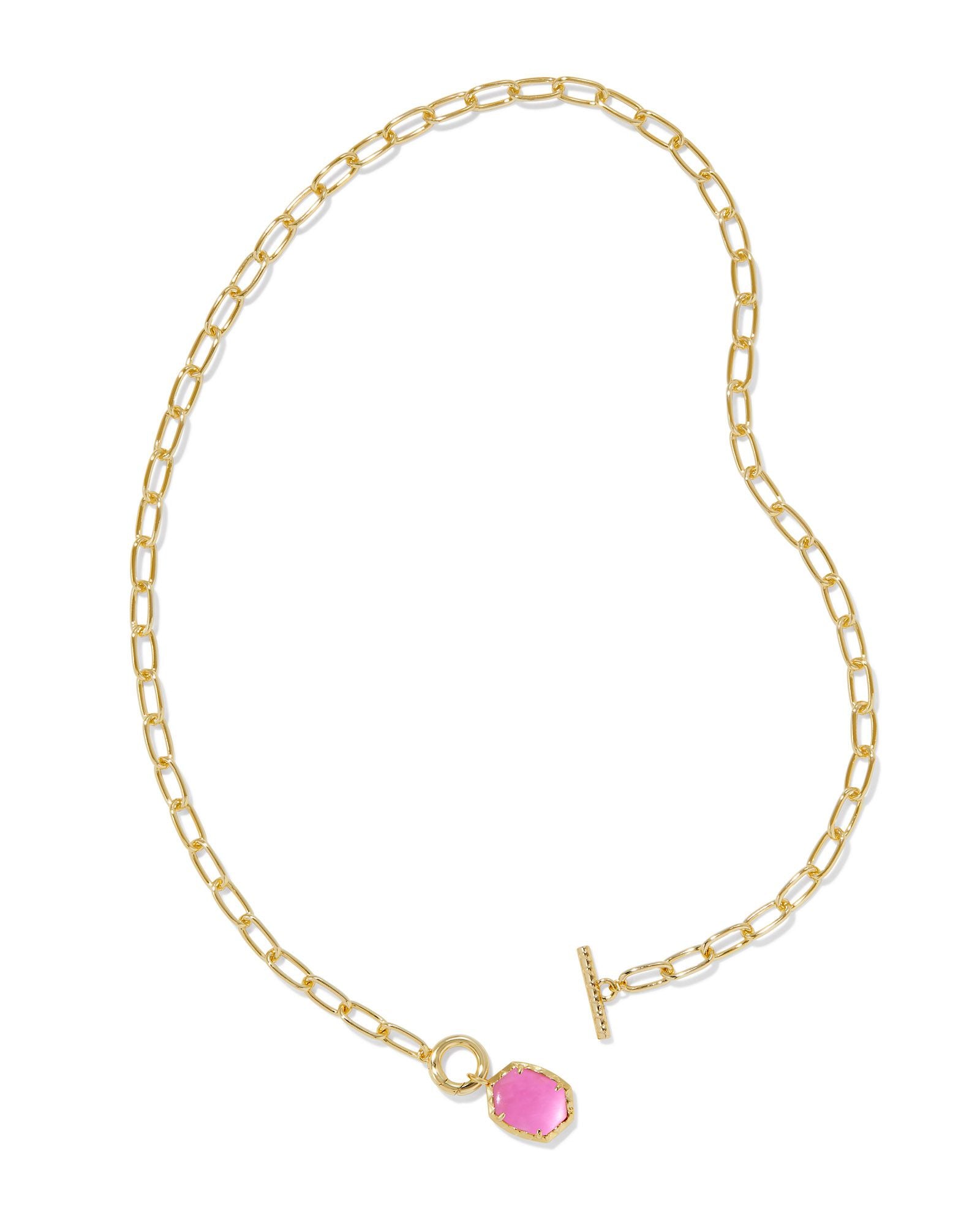Daphne Gold Link and Chain Necklace Azalea Illusion