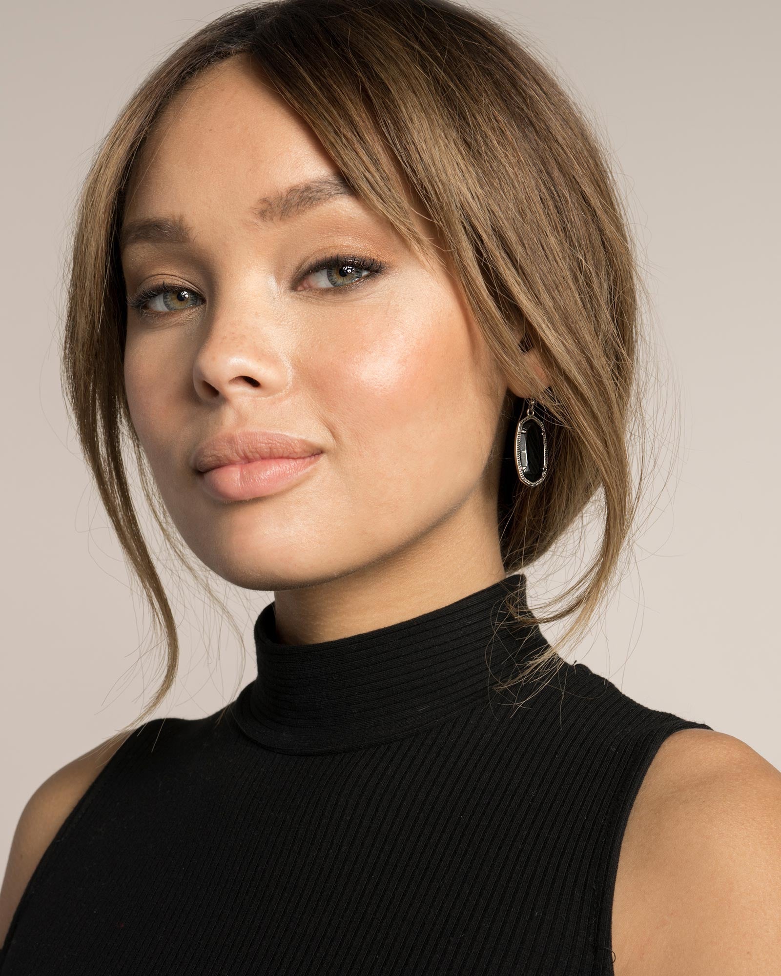 Dani Earrings - Ivory MOP Silver or Gold