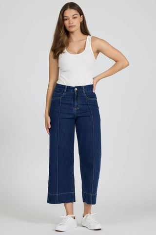 Dear John Bottoms - Pants Audrey High Rise Cropped Jeans Breckenridge