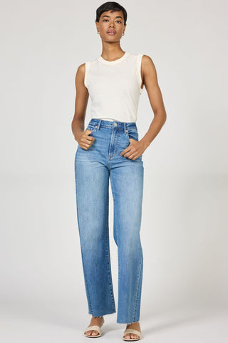 Dear John Bottoms - Pants Fiona High Rise Wide Leg Jeans London