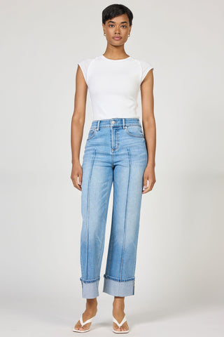 Dear John Bottoms - Pants Holly High Rise Cuffed Jeans Winslow