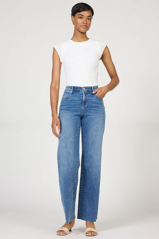 Dear John Bottoms - Pants Micah Mid-Rise Wide Leg Jeans Skagway