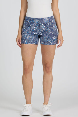 Dear John Bottoms - Shorts 25 Hampton Mid-Rise Cuffed Short Regatta