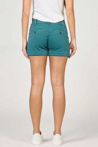 Dear John Bottoms - Shorts Hampton Mid-Rise Cuffed Short Mediterranea