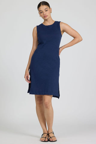 Dear John Dresses Strada Cotton Sleeveless Dress Black Iris