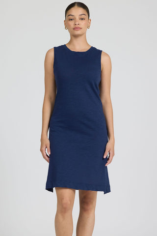 Dear John Dresses Xsm Strada Cotton Sleeveless Dress Black Iris