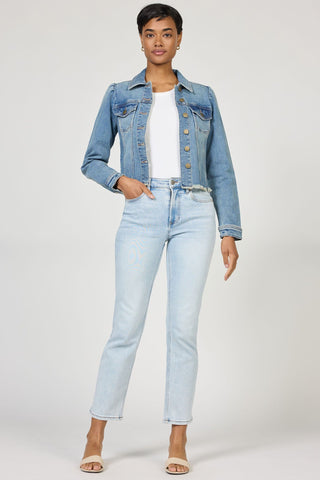 Dear John Outerwear - Jackets Roselyn Denim Cut Off Jacket Vintage Flow