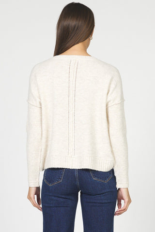 Dear John Tops - Sweaters Ayat Long Sleeve Sweater Cream