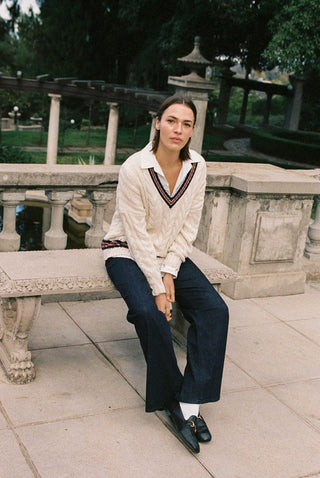 Dear John Tops - Sweaters Kairi Sweater Academy Stripes