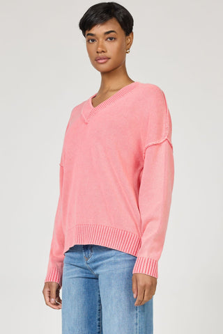 Dear John Tops - Sweaters Vienna V-Neck Long Sleeve Sweater Grenadine