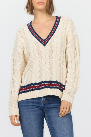 Dear John Tops - Sweaters Xsm Kairi Sweater Academy Stripes