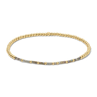 Dot & Dash Jewelry - Bracelets Choose Joy Dot & Dash 14K Gold Filled Stretch Bracelet
