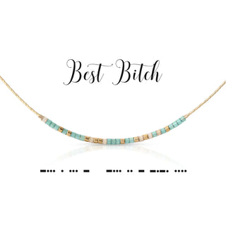 Dot & Dash Jewelry - Necklaces Best Bitch Dot & Dash Necklace