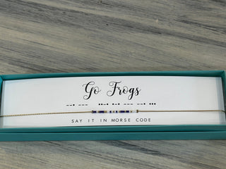 Dot & Dash Jewelry - Necklaces Go Frogs Dot & Dash Necklace