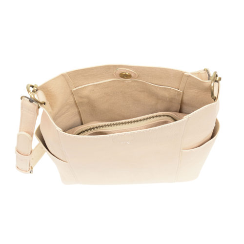 Kayleigh Side Pocket Bucket Bag Ruby Pink