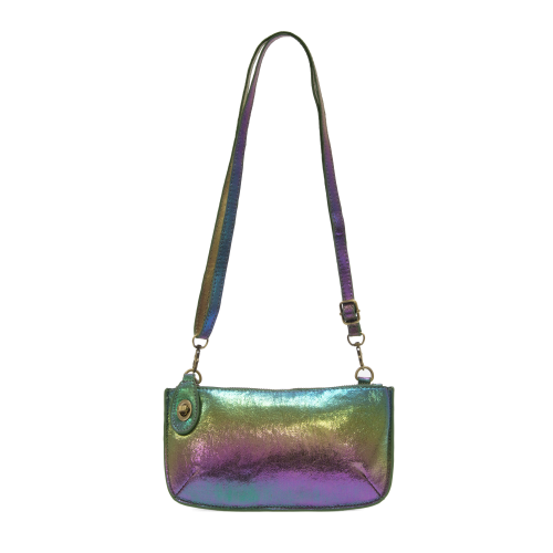 Crossbody or Wristlet Clutch Holographic